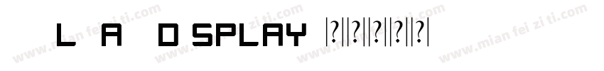 wulkan display字体转换